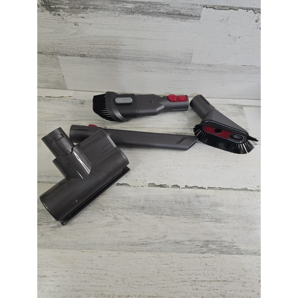 Dyson Vacuum Attachment 4pc Mini Motorized Tool 24027/Crevice Brush V7 V8 V10